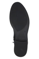 Caprice Leather Colour Block Knee High Boots - Black Comb