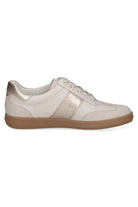 Caprice Leather Contrast Trainers - Snow Comb