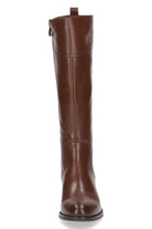 Caprice Leather Knee High Boots - Cognac Nappa