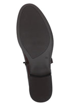 Caprice Leather Mix Knee High Boots - Dark Brown Comb