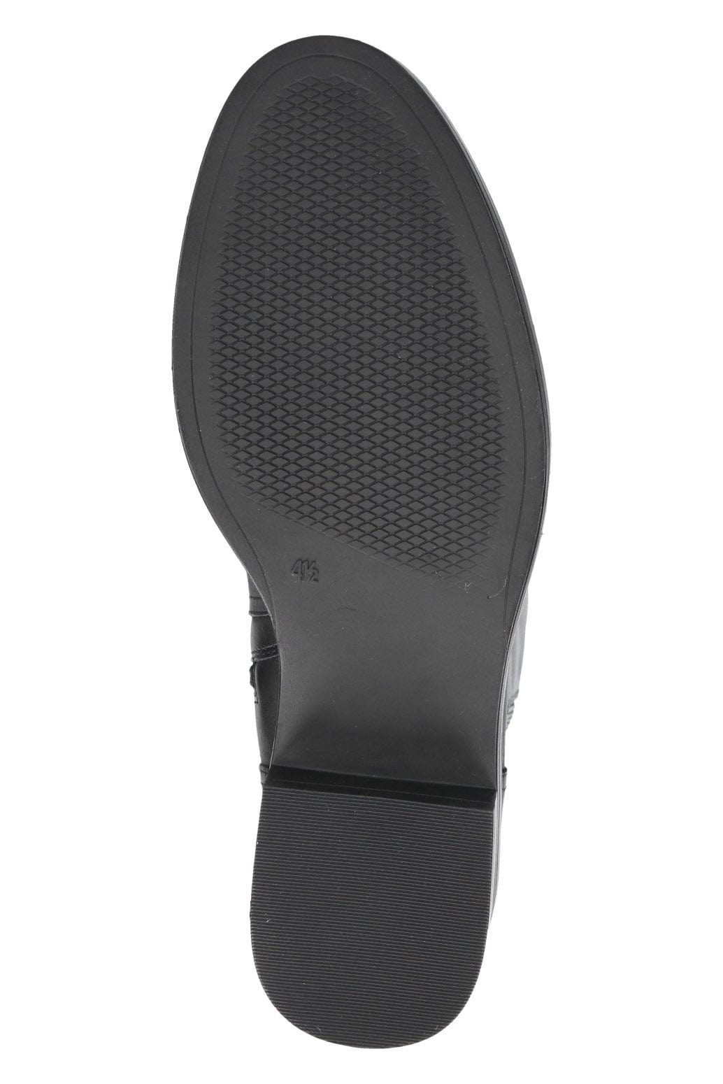 Caprice Leather Stretch Back Knee Boots - Black Comb 9-25523-41_019_4