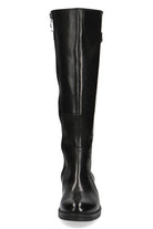 Caprice Leather/Suede Back Wide Fit BLUE GRIP Knee High Boots - Black Comb