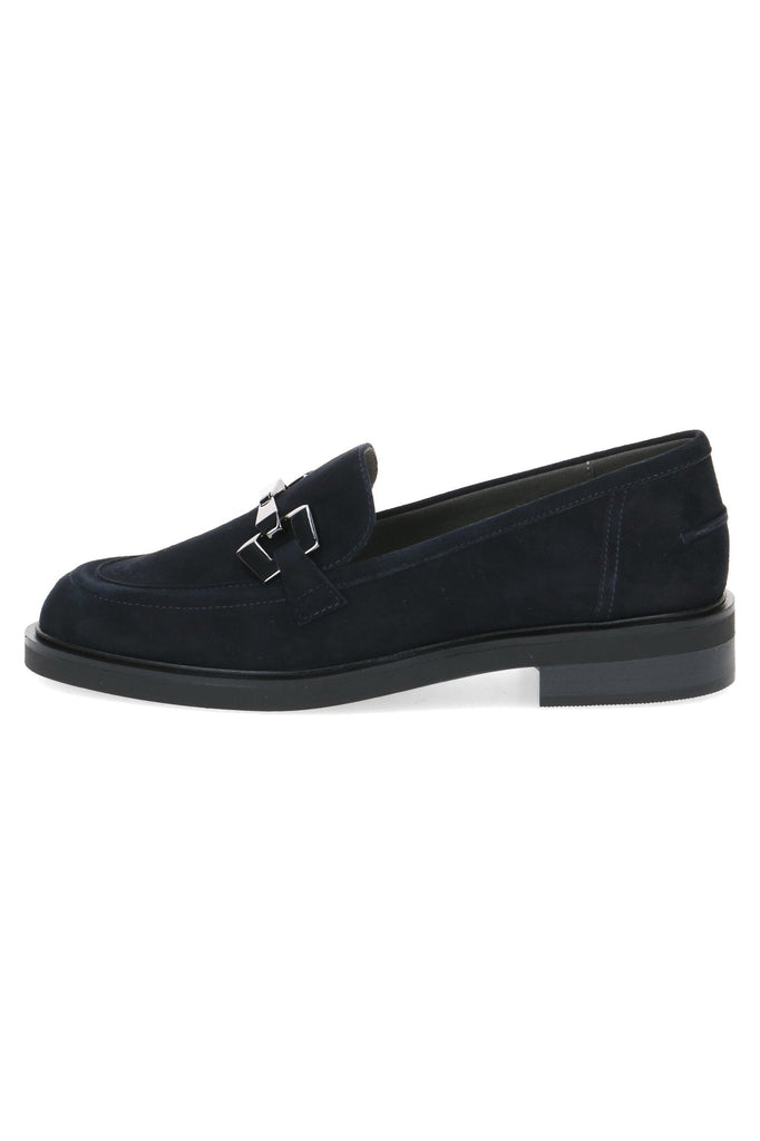 Caprice Moccasin Leather Shoes - Ocean Suede