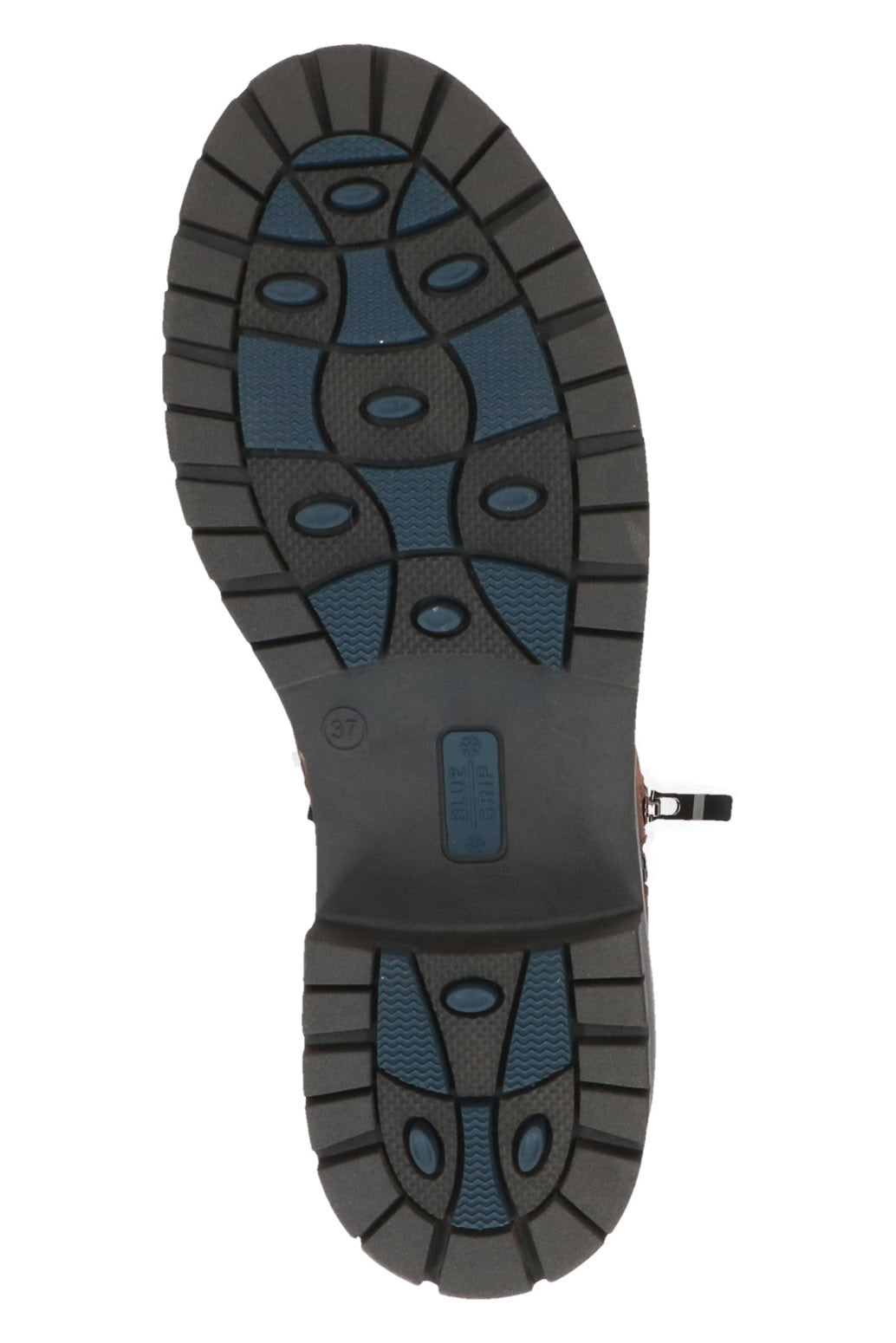 Caprice Nubuck Leather BLUE GRIP Boots - Cognac Nappa