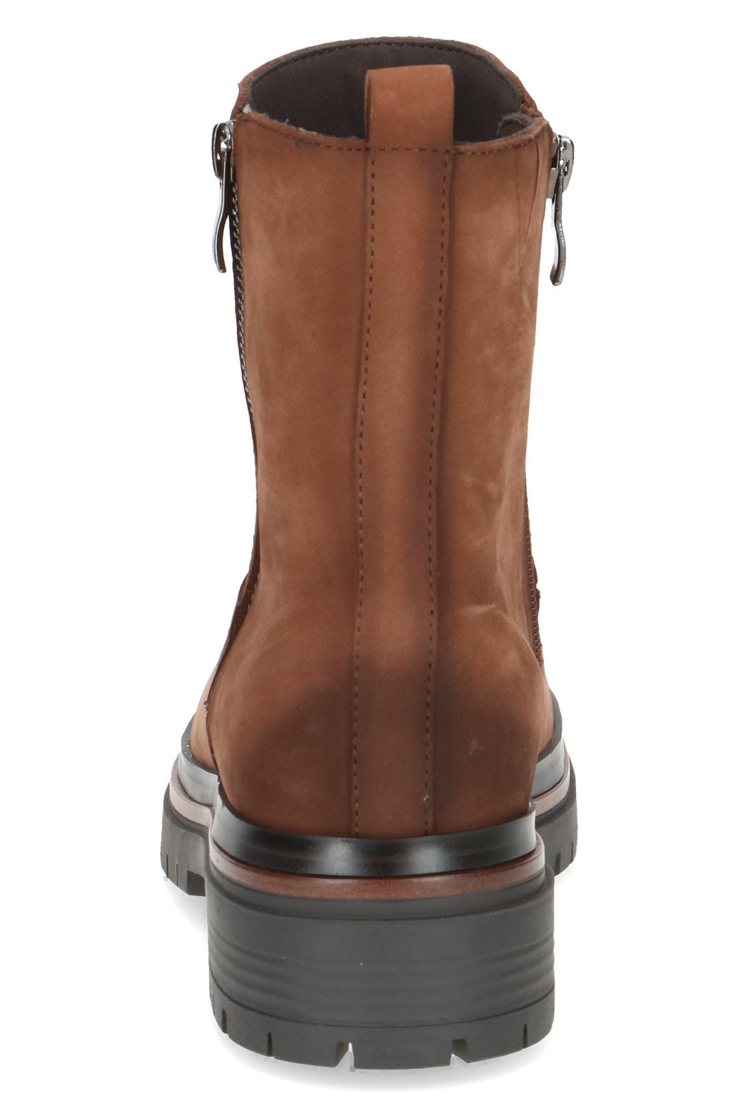 Caprice Nubuck Leather BLUE GRIP Boots - Cognac Nappa