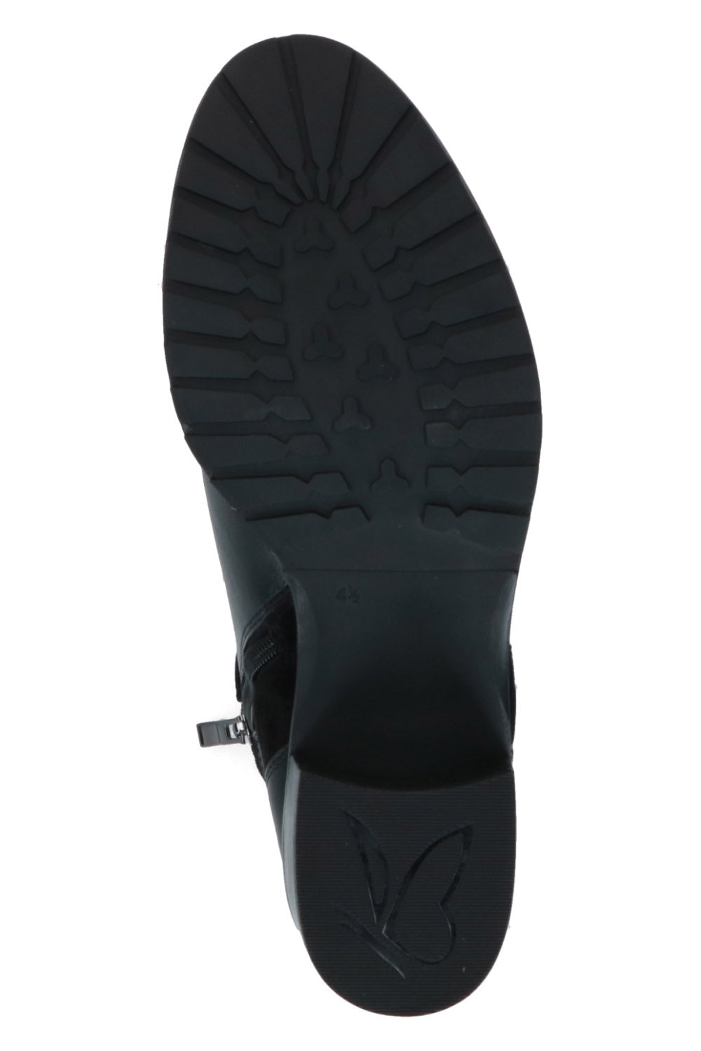 Caprice Strap Detail Ankle Boots - Black Comb