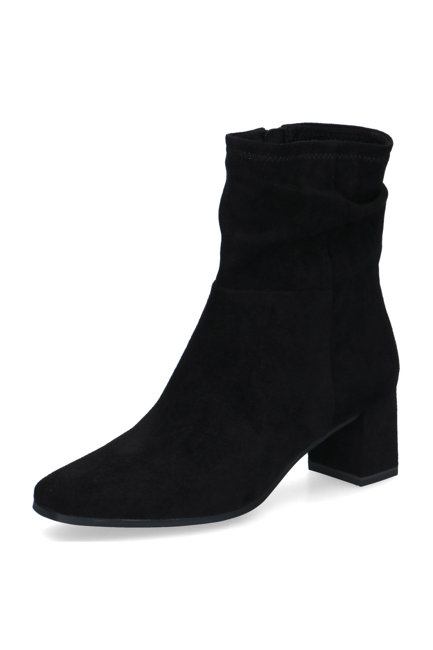 Caprice Stretch Ankle Boots - Black