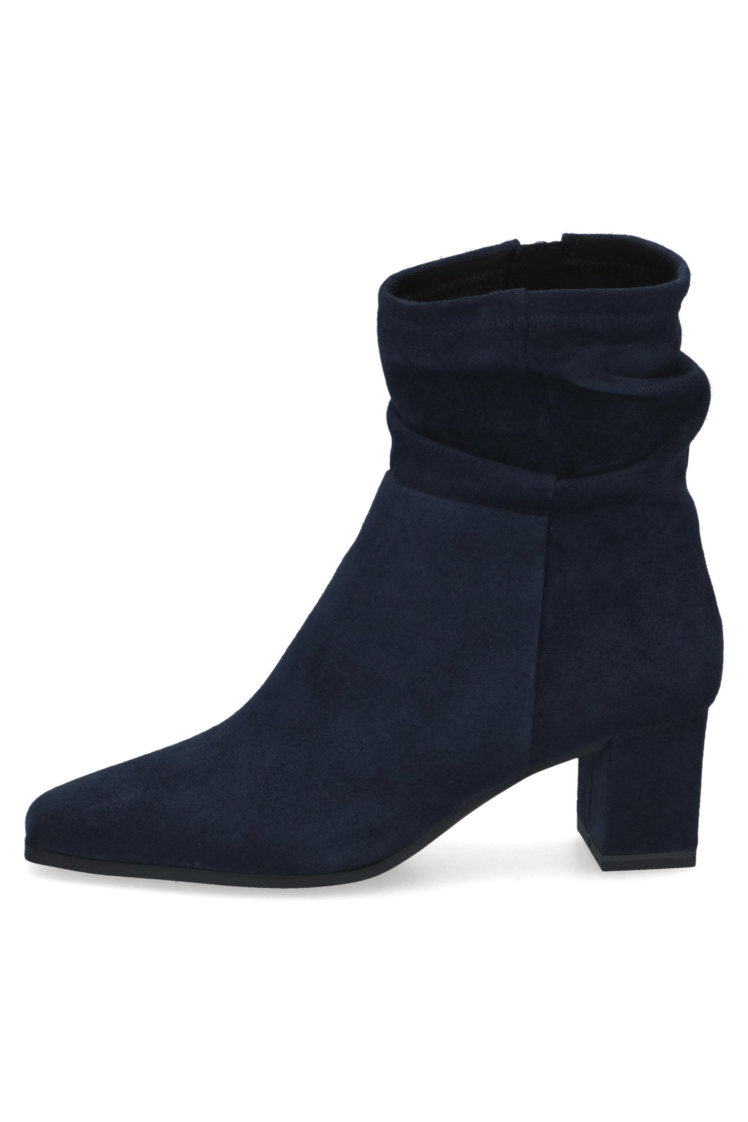 Caprice Stretch Ankle Boots - Navy