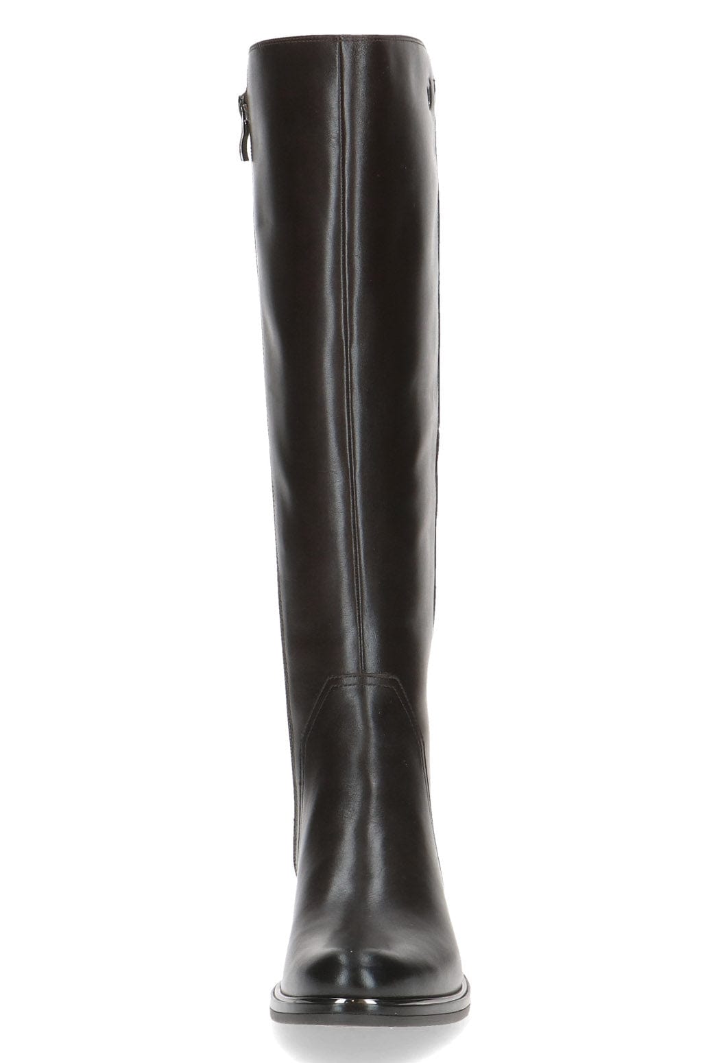Caprice Stretch Back Knee High Boots - Dark Brown Comb