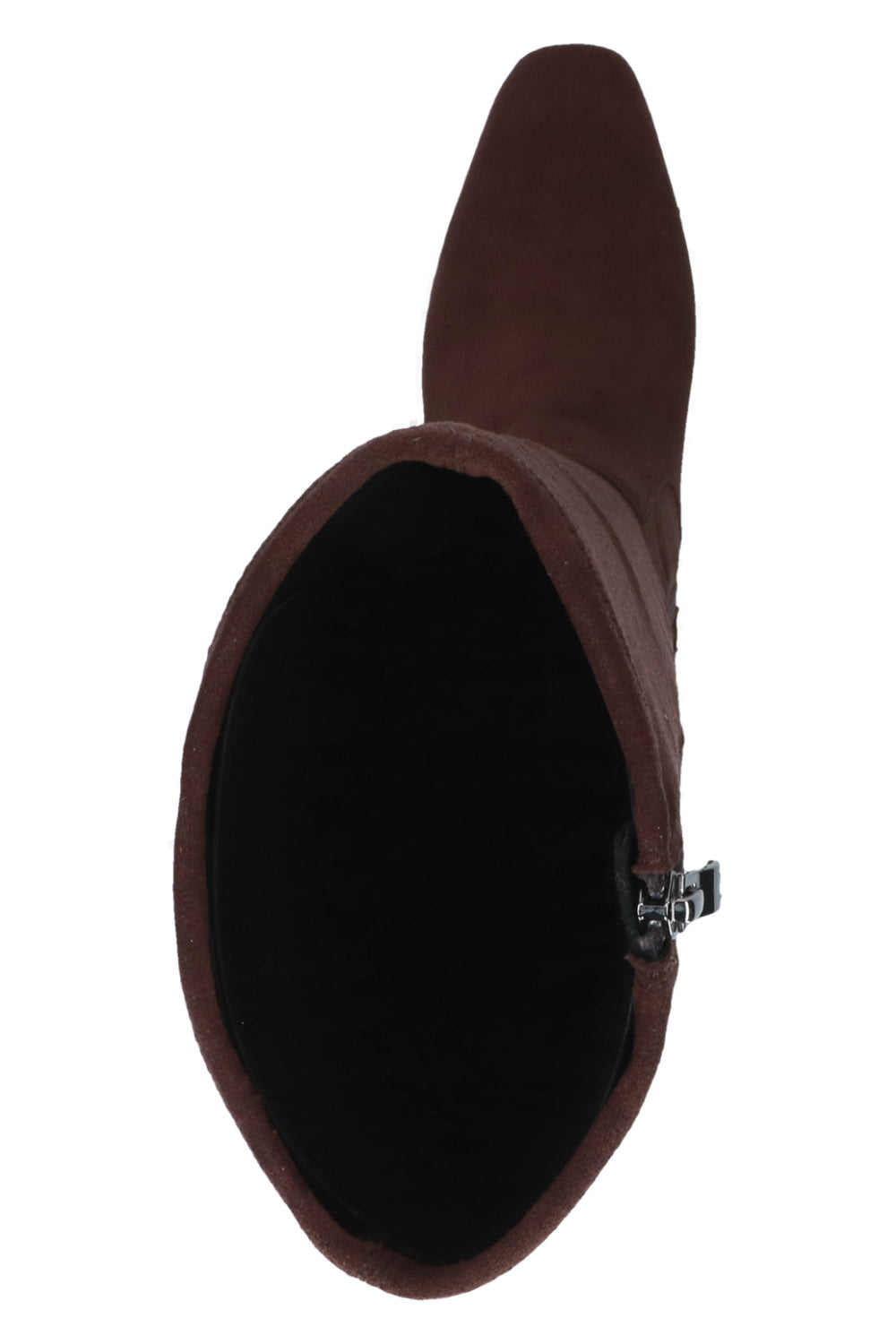 Caprice Stretch Knee High Boots - Dark Brown