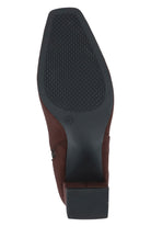 Caprice Stretch Knee High Boots - Dark Brown
