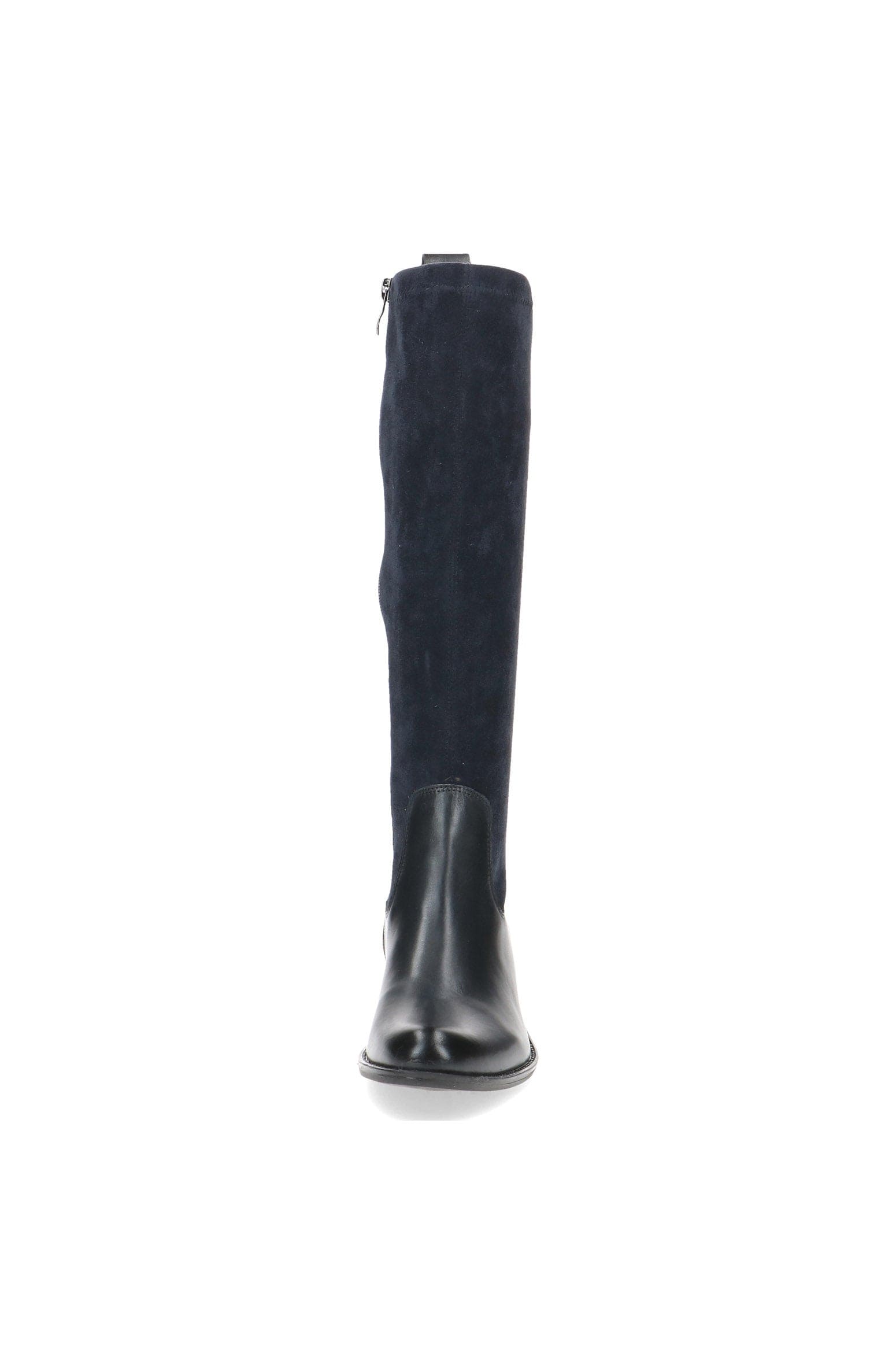 Caprice Stretch Suede Knee High Boots - Ocean Comb