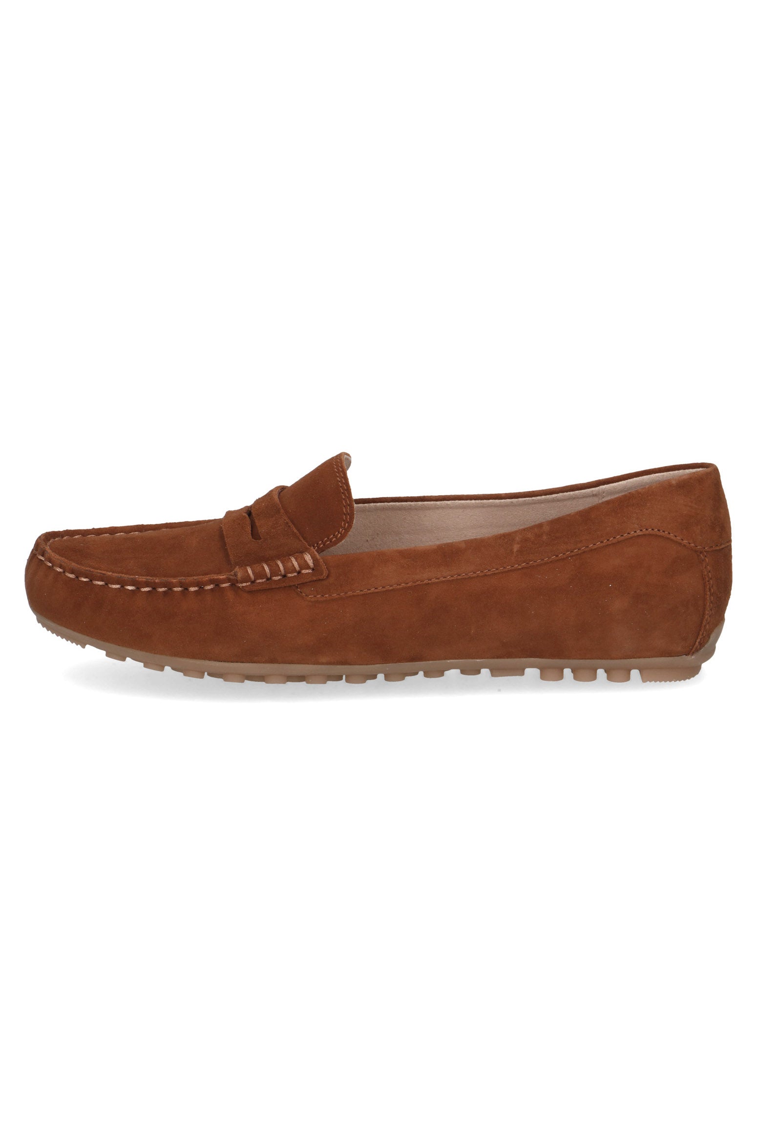 Caprice Suede Moccasin - Cognac Suede