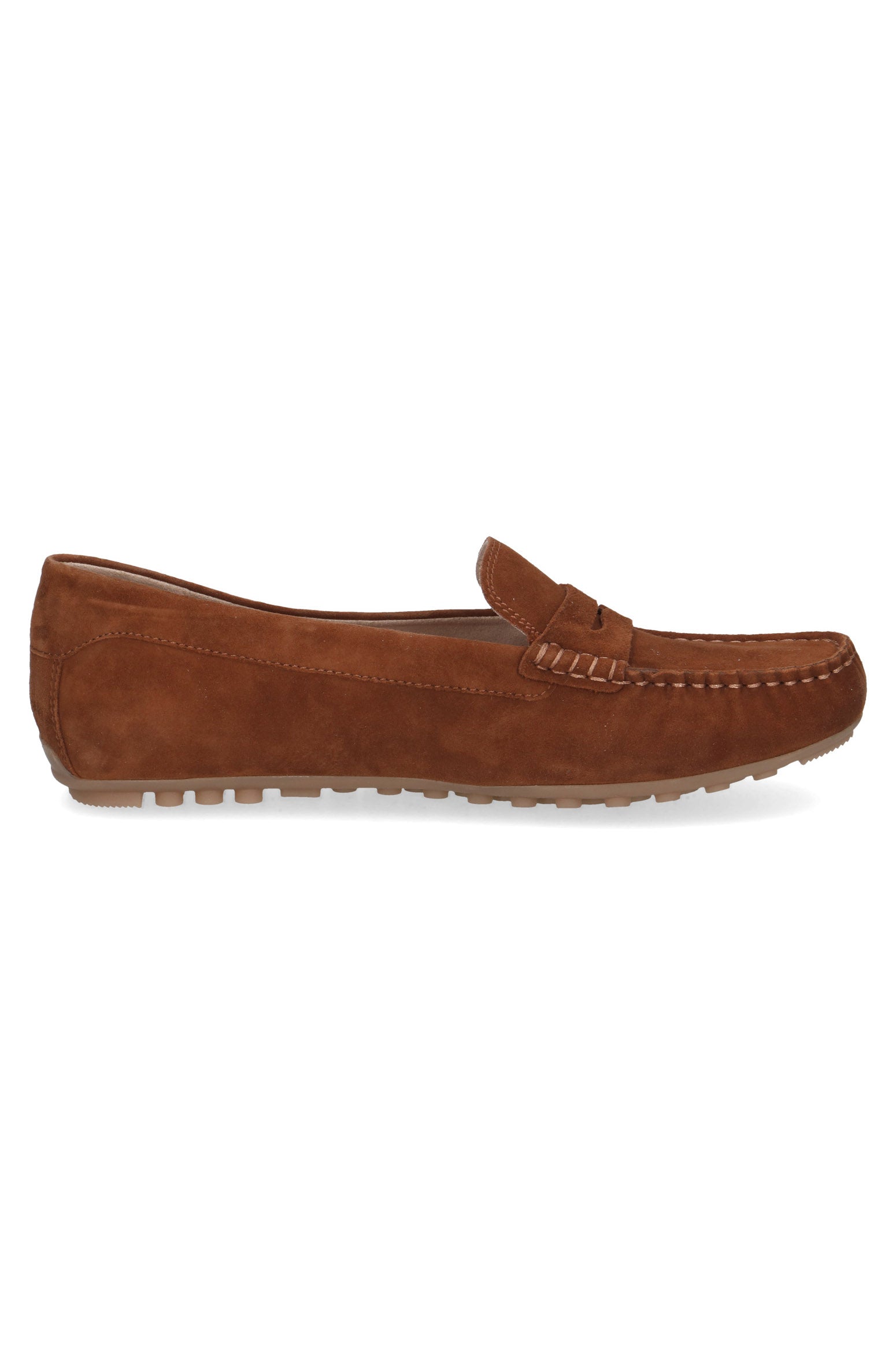 Caprice Suede Moccasin - Cognac Suede