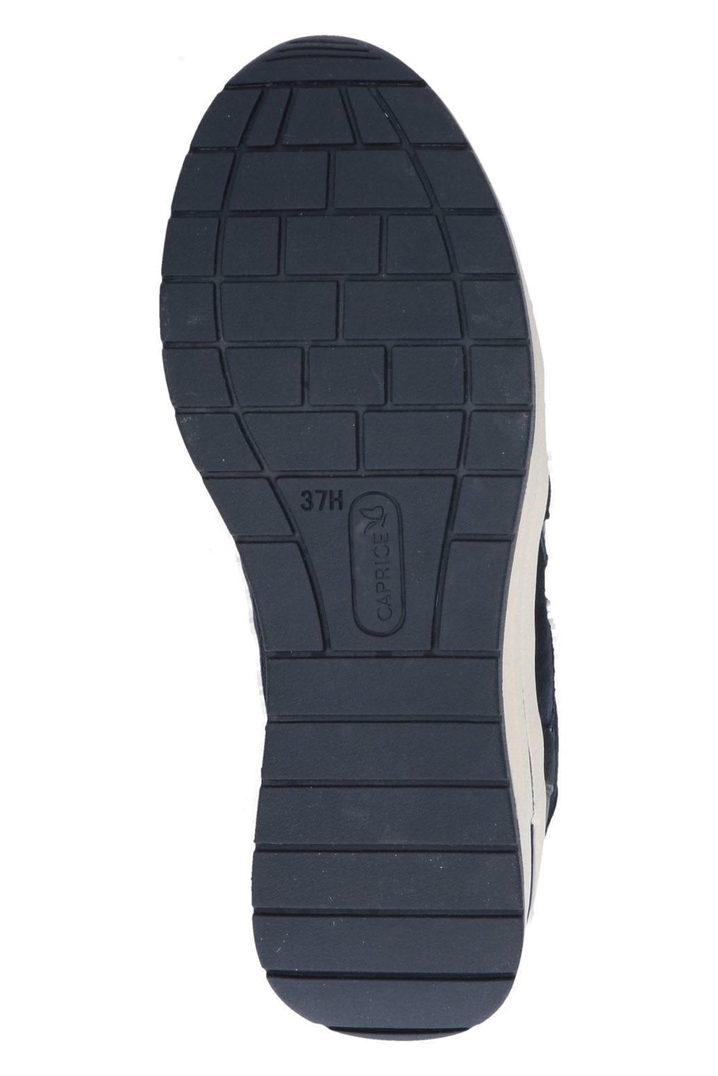 Caprice Wide Fit Trainers with Zip Fastening - Ocean Comb