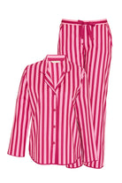 Cyberjammies Belle Stripe Pyjama Set - Magenta