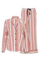 Cyberjammies Bonnie Jersey Wide Leg Pyjama Set - Pink Stripe