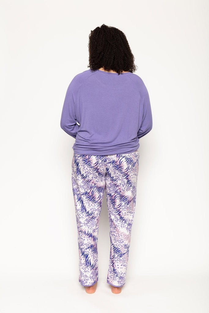 Cyberjammies Camila Lilac Animal Print Pyjama Trousers