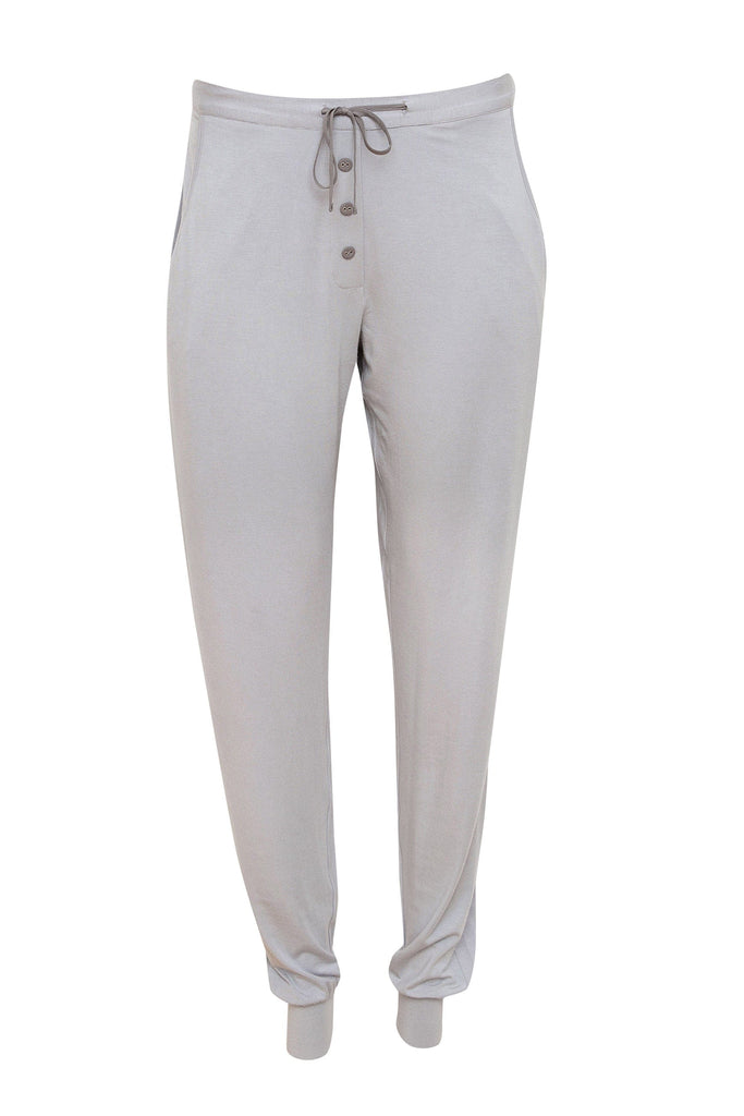 Cyberjammies Carly Plain Jersey Pyjama Trousers - Light Grey