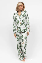 Cyberjammies Fern Wide Leg Pyjama Set - Alpine Print