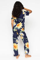 Cyberjammies Georgina Floral Pyjama Set - Navy