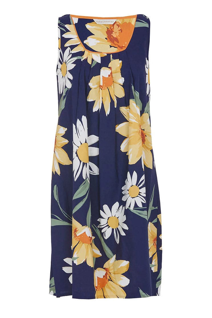 Cyberjammies Georgina Floral Short Nightdress - Navy