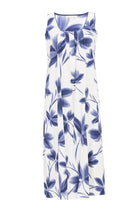 Cyberjammies Indigo Floral Long Nightdress - Navy