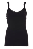 Cyberjammies Jersey Strappy Hidden Support Vest - Black