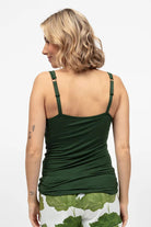 Cyberjammies Jersey Strappy Hidden Support Vest - Olive