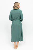 Cyberjammies Kallie Jersey Dressing Gown - Seafoam