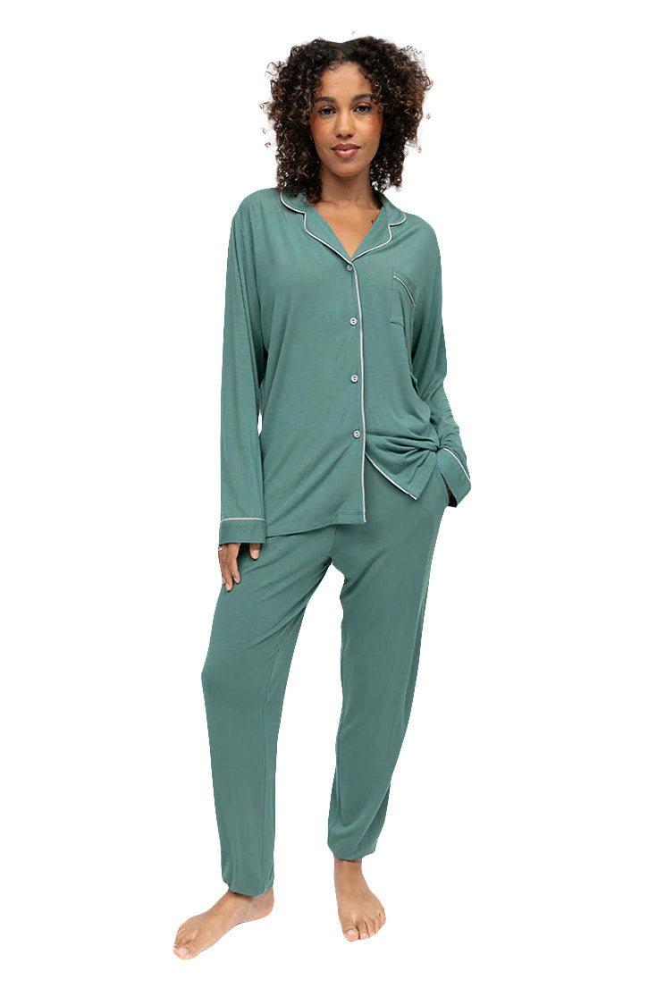 Cyberjammies Kallie Jersey Pyjama Set - Seafoam