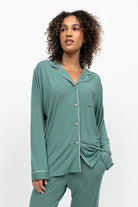 Cyberjammies Kallie Jersey Pyjama Set - Seafoam