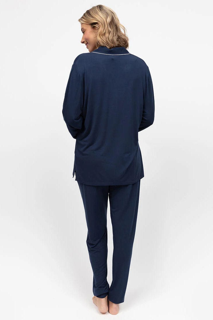 Cyberjammies Marina Jersey Pyjama Set - Navy