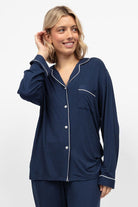 Cyberjammies Marina Jersey Pyjama Set - Navy