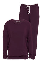 Cyberjammies Slouch Jersey Pyjama Set - Plum