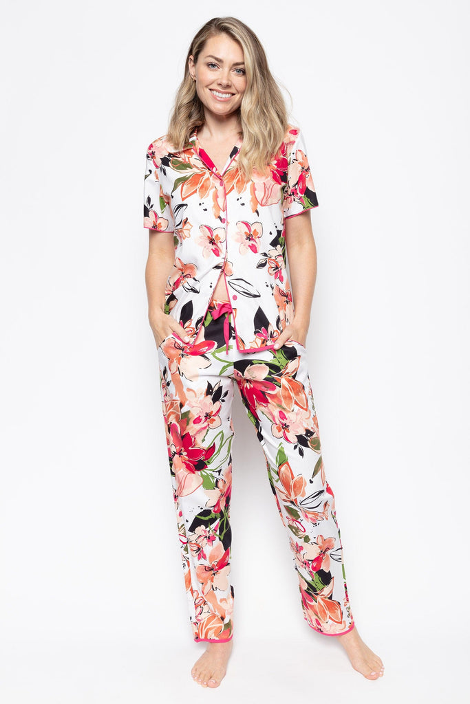 Cyberjammies Vanessa Pyjama Top - Floral Print
