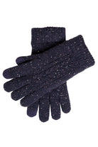 Dents Cable Knit Marl Touchscreen Gloves - Navy 5-4584_NAVY_OS