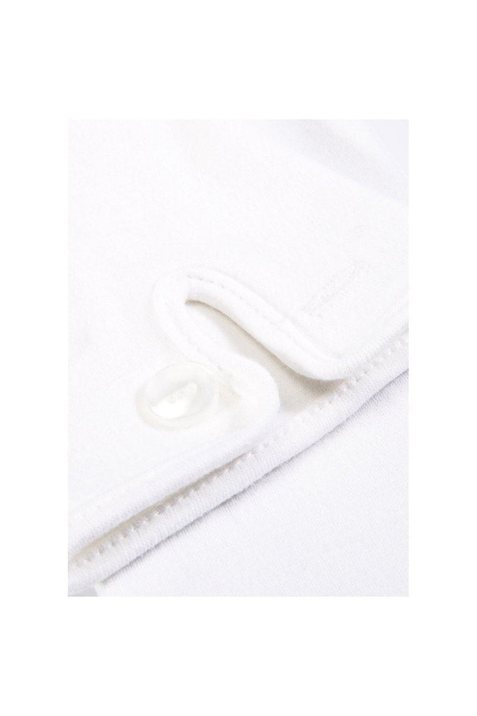 Dents Curzon Plain Cotton Gloves - White
