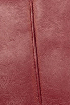 Dents Faux Fur-Lined Touchscreen Leather Gloves - Claret