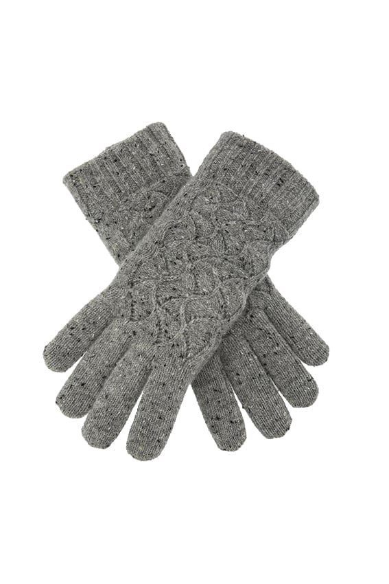 Dents Lace Knit Gloves - Dove Grey 6-3231_DOVEGREY_OS