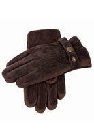 Dents Mens Chester Warm Outdoor Suede Gloves - Brown