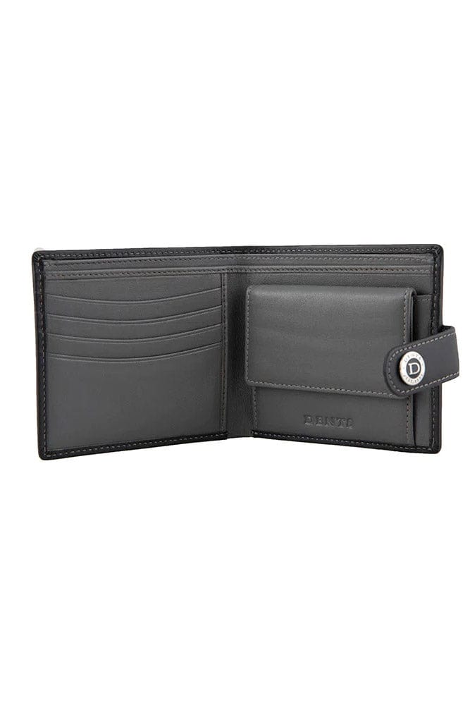 Dents RFID Protected Leather Wallet - Black/Slate 23-5553_BLACK/SLATE_OS