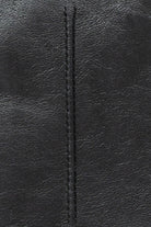 Dents Single Point Lined Leather Gloves - Black