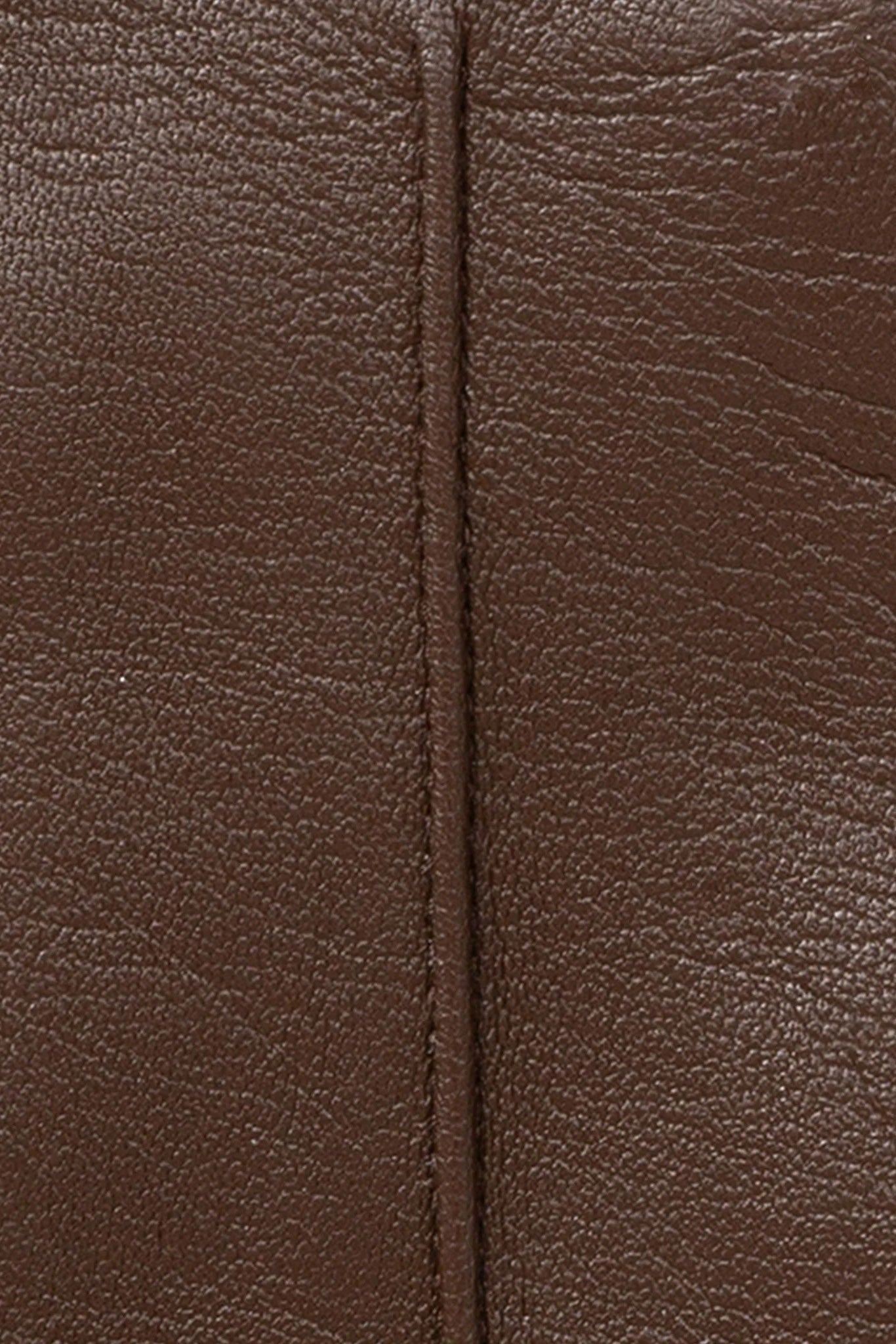 Dents Single Point Lined Leather Gloves - Chestnut