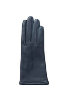 Dents Single Point Lined Leather Gloves - Navy