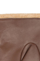Dents Touchscreen Water-Resistant Wool Lined Leather Gloves - Chestnut