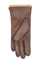 Dents Touchscreen Water-Resistant Wool Lined Leather Gloves - Chestnut