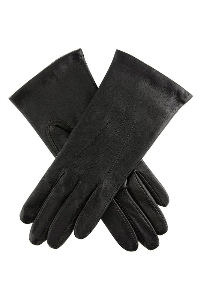 Dents Womens Emma Classic Hairsheep Leather Gloves - Black