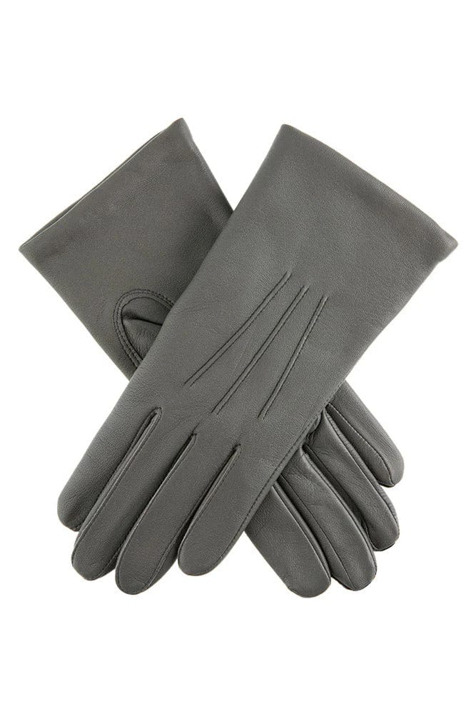 Dents Womens Emma Classic Hairsheep Leather Gloves - Charcoal