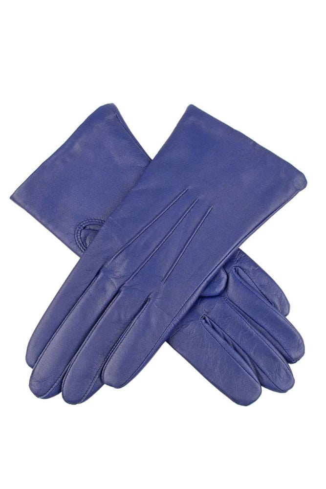 Dents Womens Emma Classic Leather Gloves - Blueberry